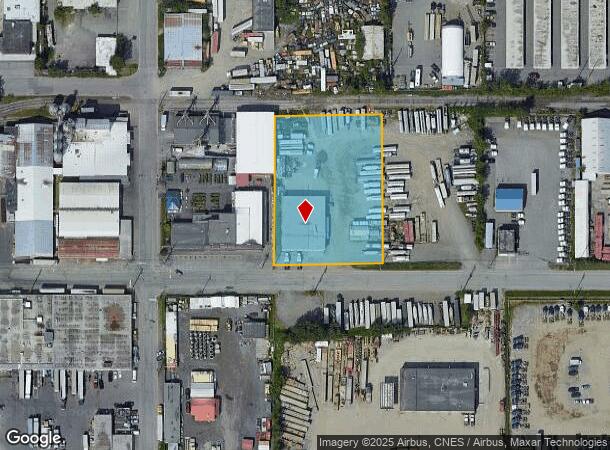 1601 E 1St Ave, Anchorage, AK Parcel Map