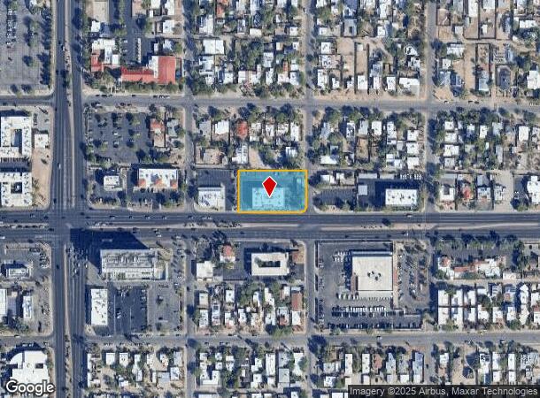  2033 E Speedway Blvd, Tucson, AZ Parcel Map