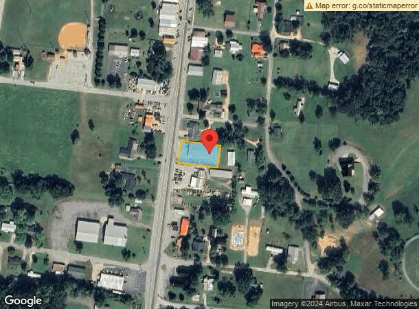  215 S Main St, Lobelville, TN Parcel Map