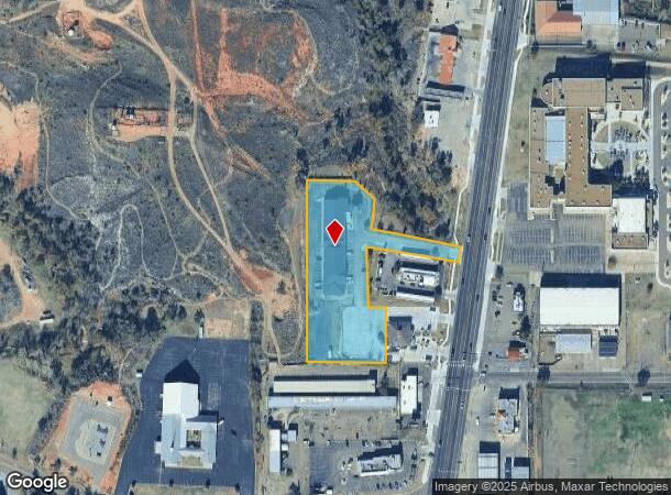 206 S Cedar St, Borger, TX Parcel Map