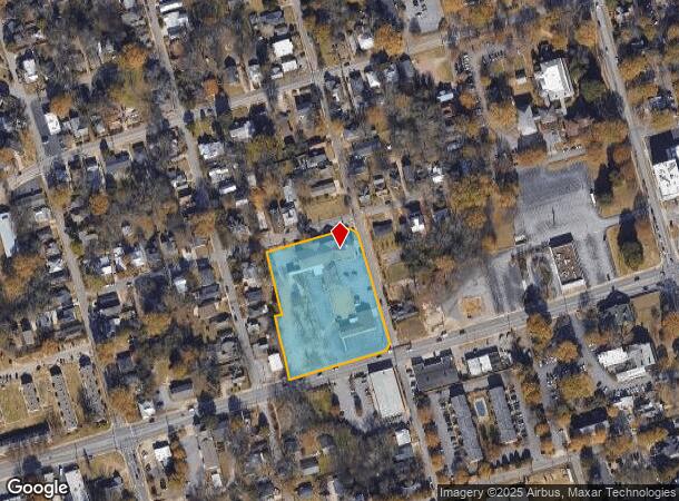  205 N Chase St, Athens, GA Parcel Map