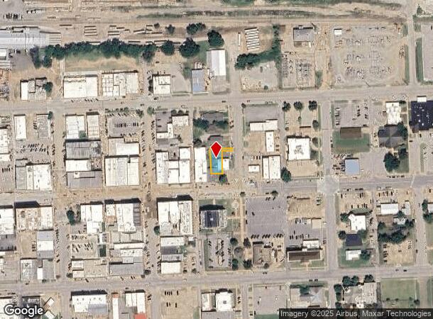 219 E Dewey Ave, Sapulpa, OK Parcel Map
