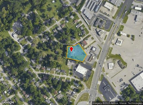  1105 Roosevelt Dr, Jeffersonville, IN Parcel Map