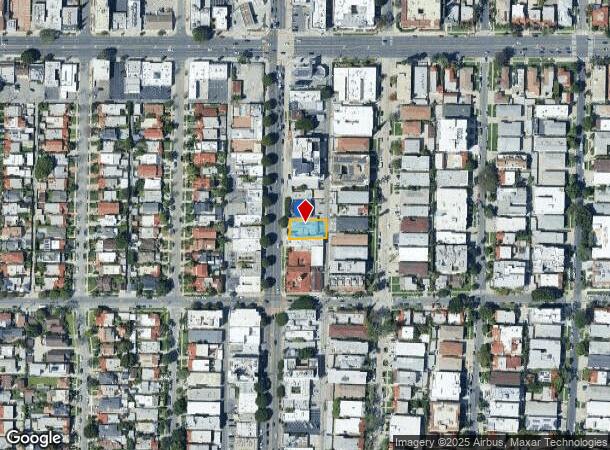  1046 S Robertson Blvd, Los Angeles, CA Parcel Map