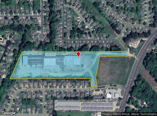  1576 Old Fannin Rd, Flowood, MS Parcel Map