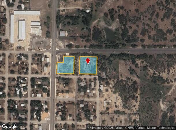  1300 N Bridge St, Brady, TX Parcel Map