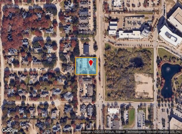 500 N Carroll Ave, Southlake, TX Parcel Map