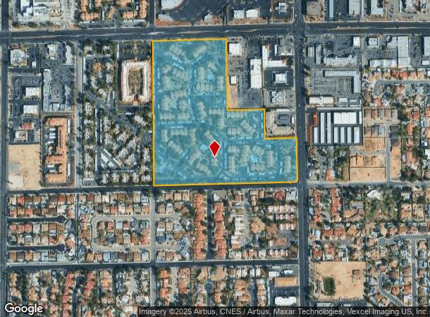 3205 E Flamingo Rd, Las Vegas, NV Parcel Map