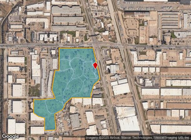 10977 Harry Hines Blvd, Dallas, TX Parcel Map