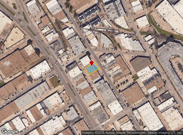  1319 Dragon St, Dallas, TX Parcel Map