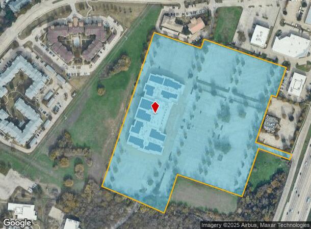  7201 N Central Expy, Plano, TX Parcel Map