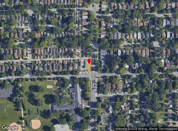  1901 Oakton St, Evanston, IL Parcel Map