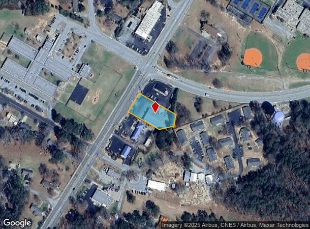 1203 S Broad St, Clinton, SC Parcel Map