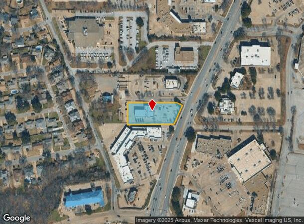 4040 S Cooper St, Arlington, TX Parcel Map