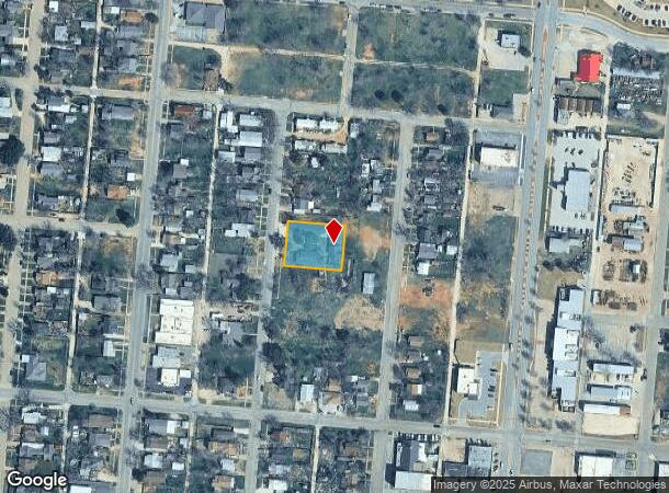  1325 Cedar St, Abilene, TX Parcel Map
