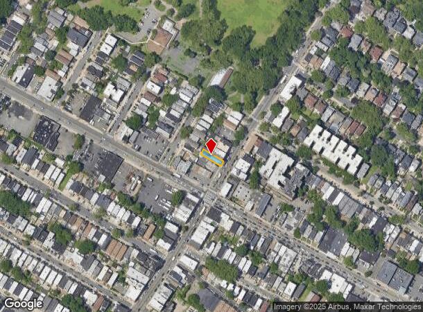  597 W Side Ave, Jersey City, NJ Parcel Map