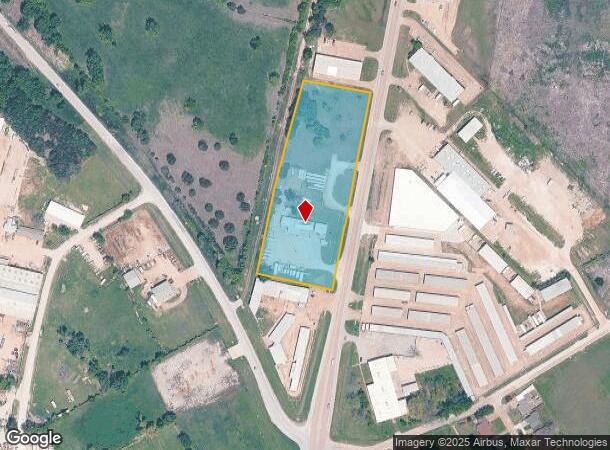 2505 N Kaufman St, Ennis, TX Parcel Map