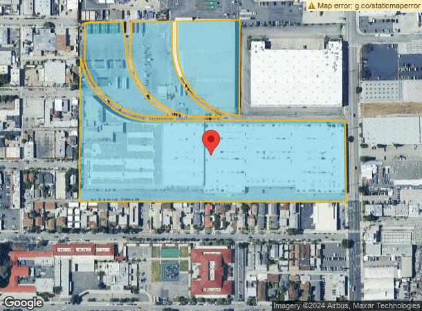  5525 S Soto St, Vernon, CA Parcel Map