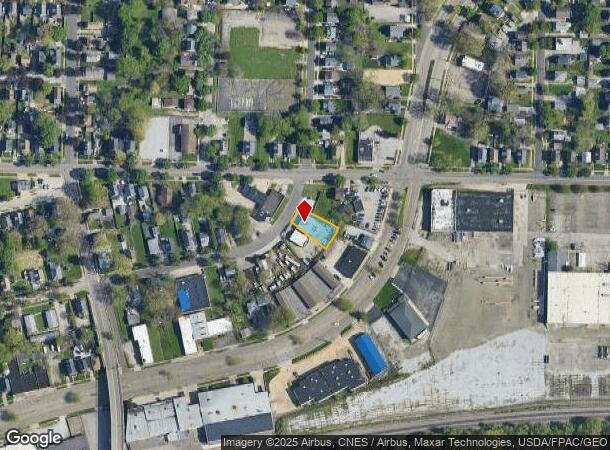  1178 California Ave, Akron, OH Parcel Map