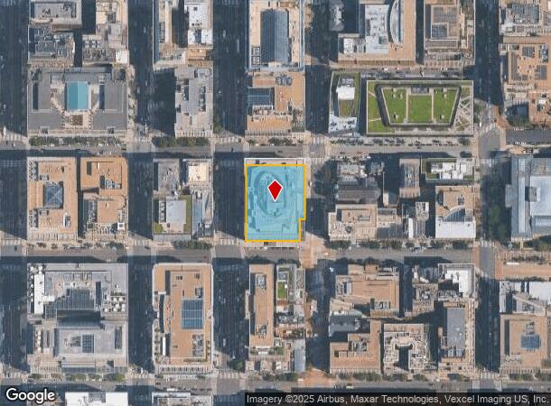 1025 F St Nw, Washington, DC Parcel Map