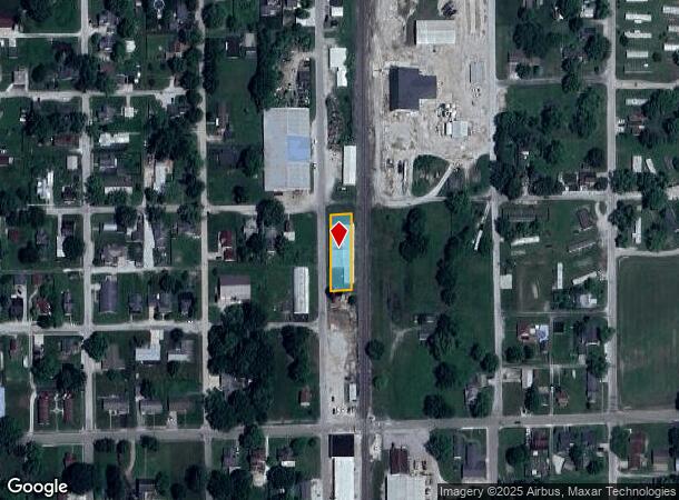  201 N Elm St, Fairmount, IN Parcel Map