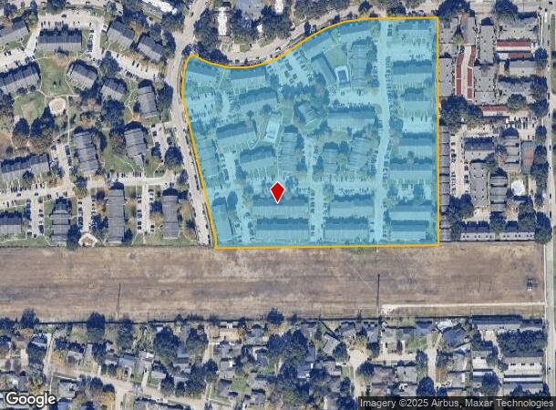 8701 Gustine Ln, Houston, TX Parcel Map