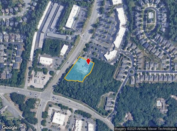 9925 Jones Bridge Rd, Alpharetta, GA Parcel Map
