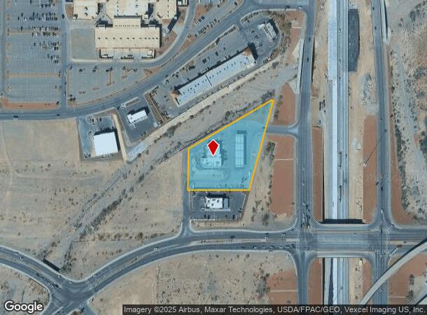 7001 S Desert Blvd, Canutillo, TX Parcel Map