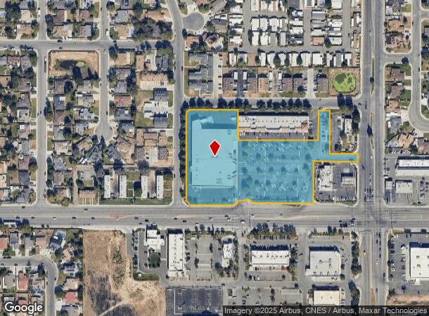  3500 Panama Ln, Bakersfield, CA Parcel Map