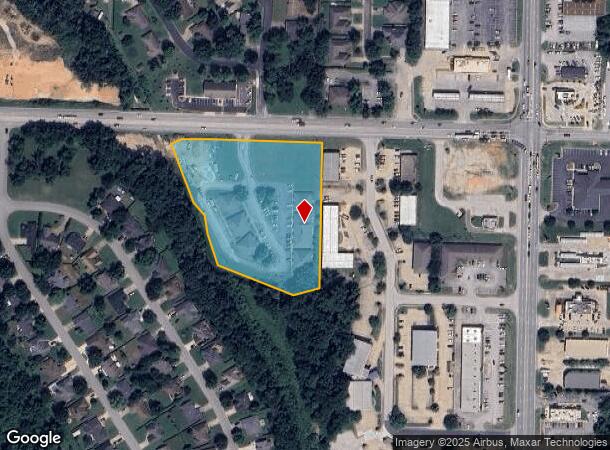 213 W Monroe Ave, Lowell, AR Parcel Map