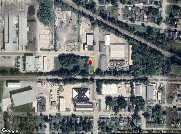  636 Nw 2Nd St, Richmond, IN Parcel Map