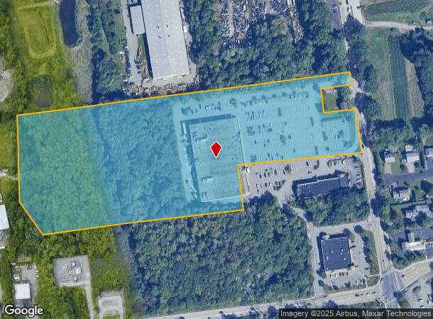  605 Metacom Ave, Bristol, RI Parcel Map