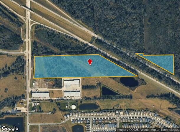 I 10, Darrow, LA Parcel Map