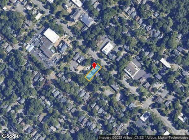  716 East Blvd, Charlotte, NC Parcel Map