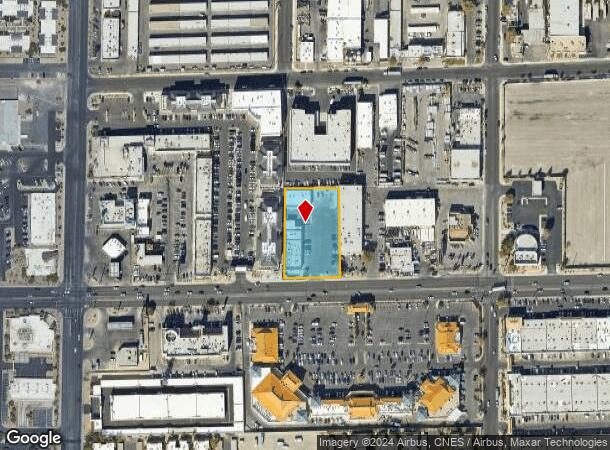  4240 Spring Mountain Rd, Las Vegas, NV Parcel Map