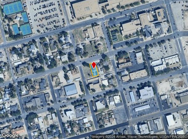  1007 W Texas Ave, Midland, TX Parcel Map