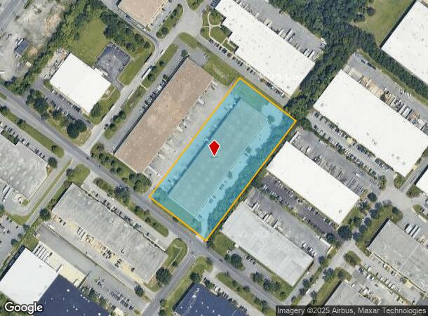 8306 Patuxent Range Rd, Jessup, MD Parcel Map