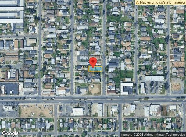  628 S Sierra Vista Ave, Fresno, CA Parcel Map