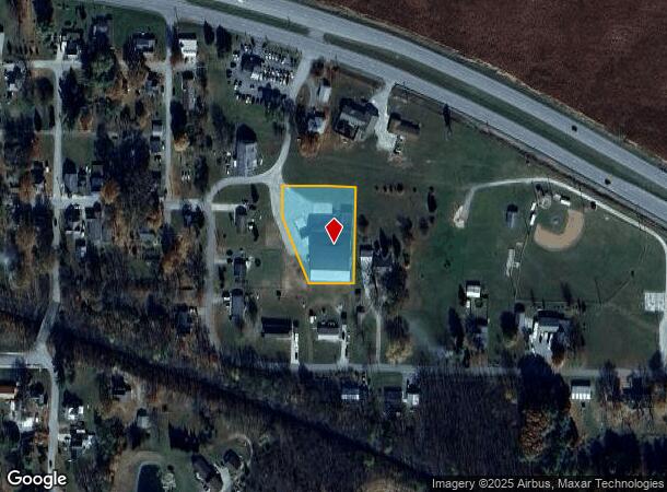 414 E North St, Larwill, IN Parcel Map