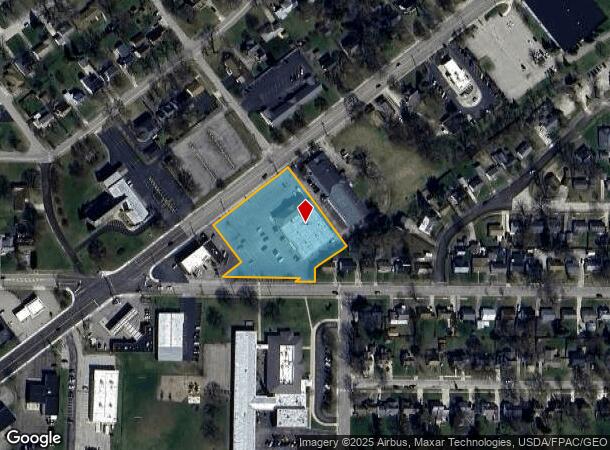  1117 Claremont Ave, Ashland, OH Parcel Map