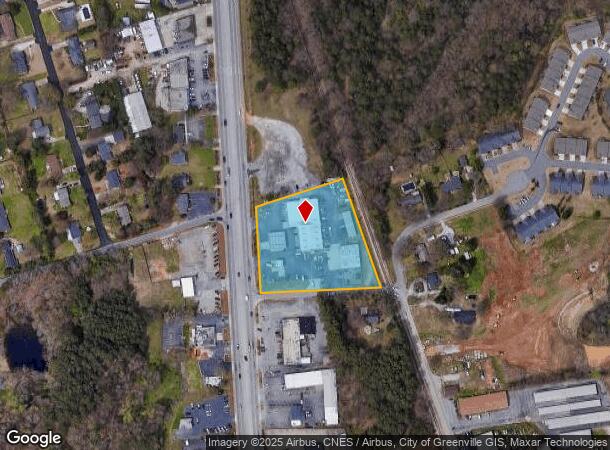 602 N Main St, Mauldin, SC Parcel Map