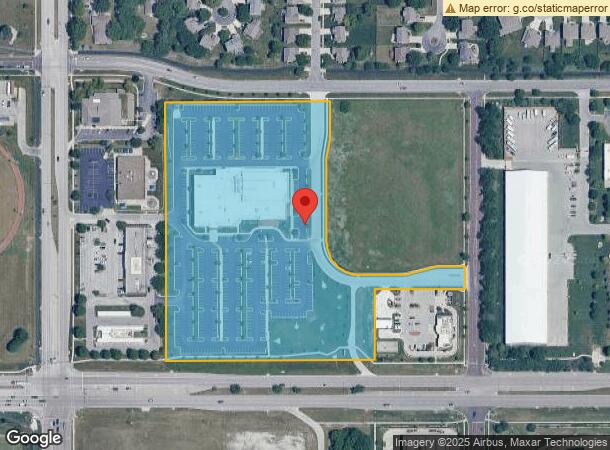  9800 W 135Th St, Overland Park, KS Parcel Map