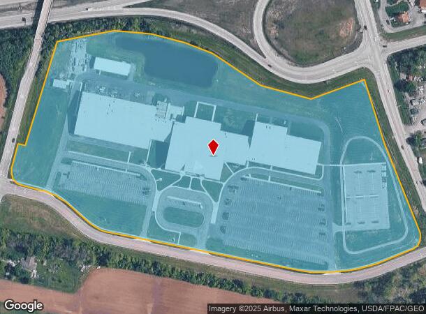 532 Innovation Dr S, Xenia, OH Parcel Map