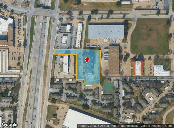  1542 N State Highway 360, Grand Prairie, TX Parcel Map