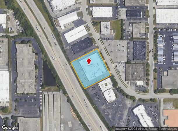 688 N Industrial Dr, Elmhurst, IL Parcel Map