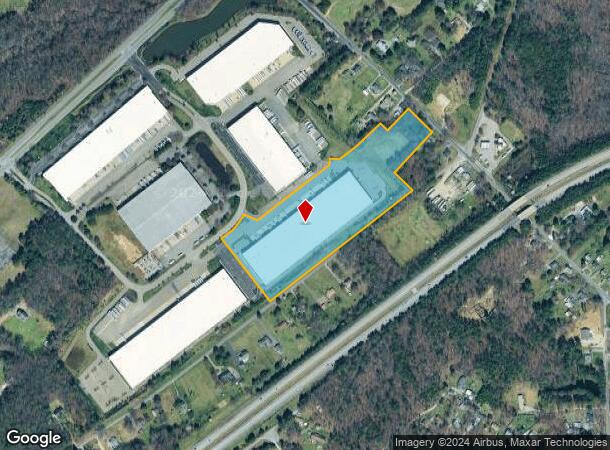  2600 Distribution Dr, Henrico, VA Parcel Map