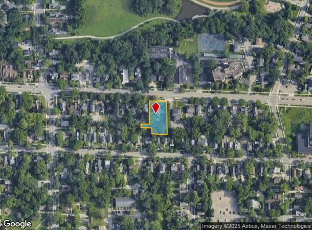 717 W Huron St, Ann Arbor, MI Parcel Map