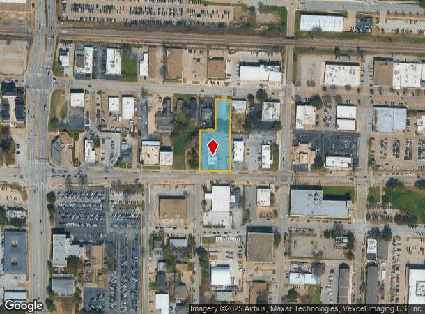 415 W Abram St, Arlington, TX Parcel Map
