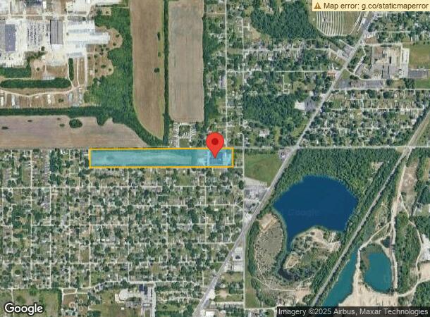  4530 N 25Th St, Terre Haute, IN Parcel Map