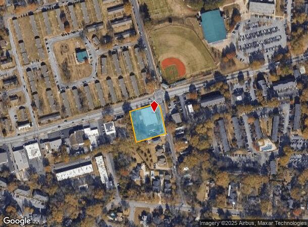  1005 Baxter St, Athens, GA Parcel Map
